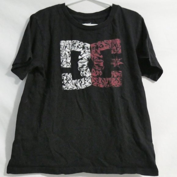 DC Trademark 100% cotton black graphic t-shirt DC print on front, 2016 - Picture 1 of 10